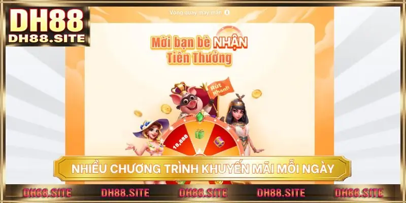 Nhiều chương trình khuyến mãi mỗi ngày cho toàn thể người chơi